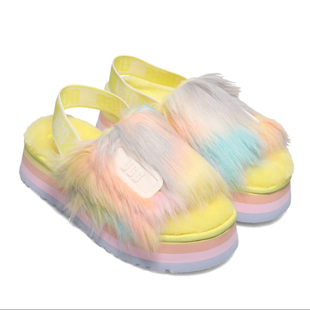 NWOB‎ UGG DISCO TIE DYE SLIDE SLIPPERS